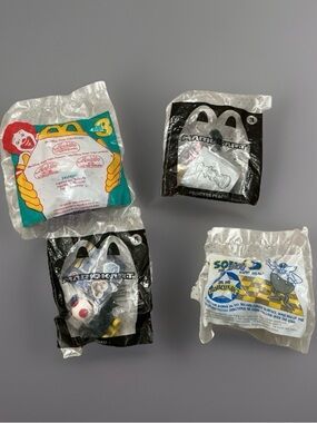 McDonald’s Toys Mario Princess Pea Jasmine Aladdin Dr Robotnics Sonic WII